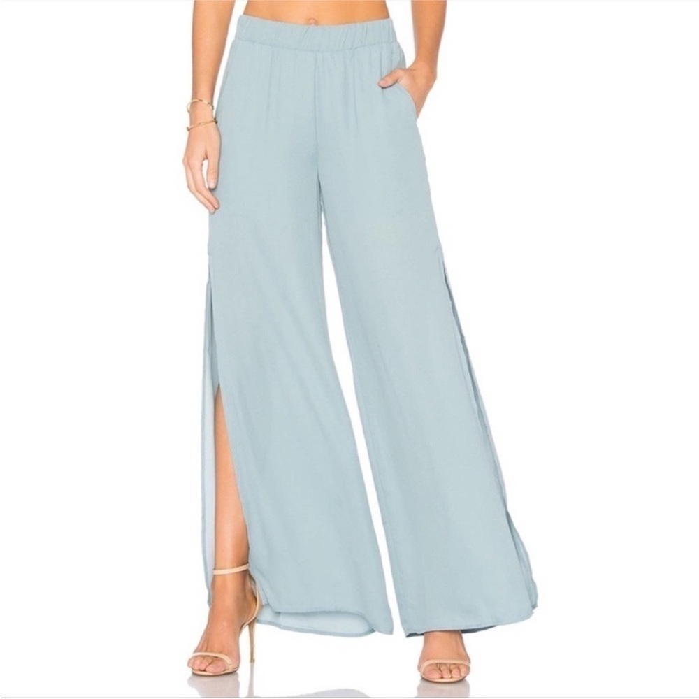 Onia Open Slit Cover Up Pants in Peach M